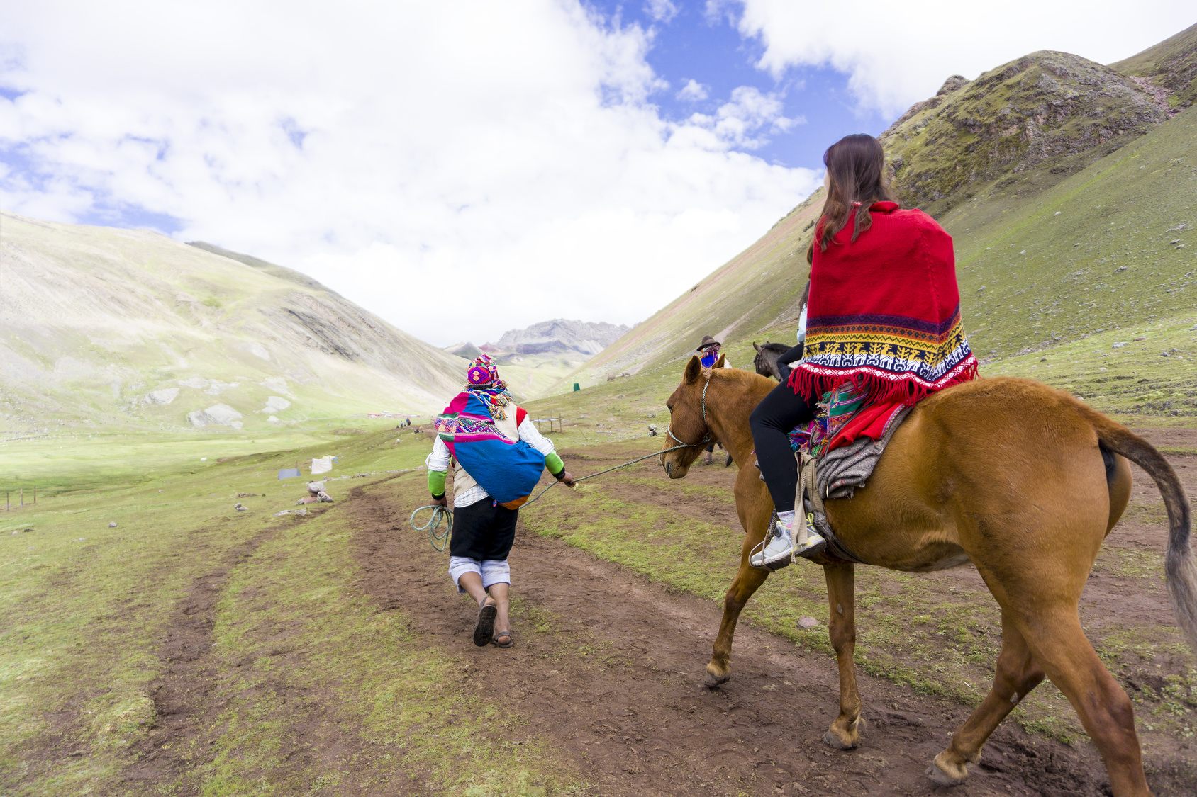 rainbow mountains - horseback riding