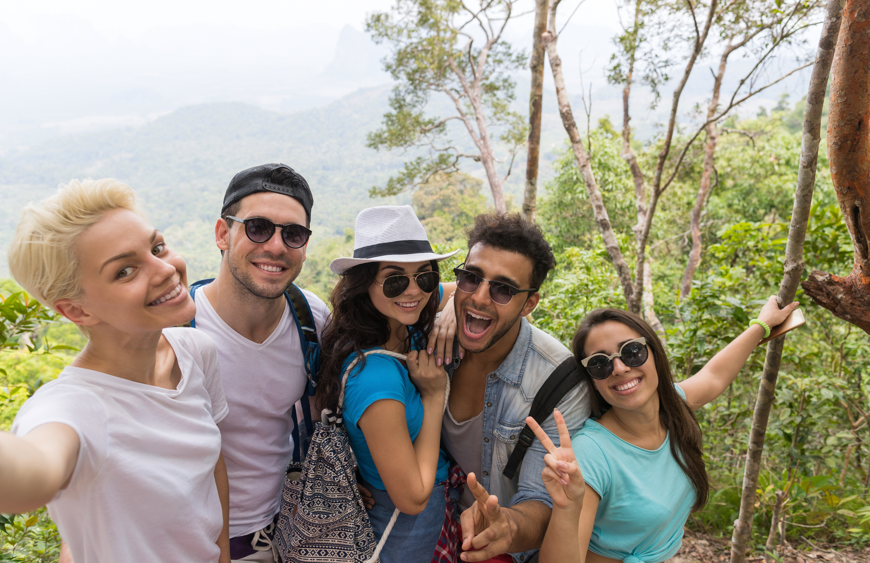 group of travellers