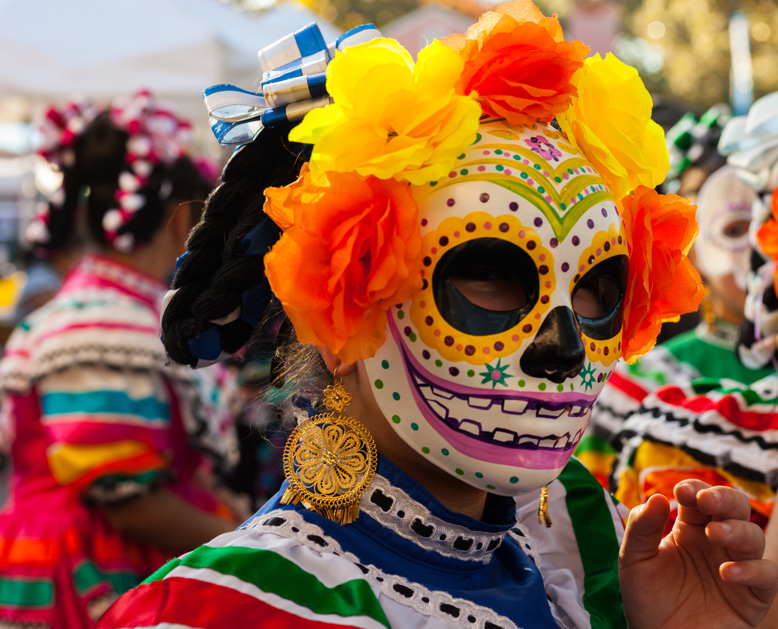 sugar skull mask