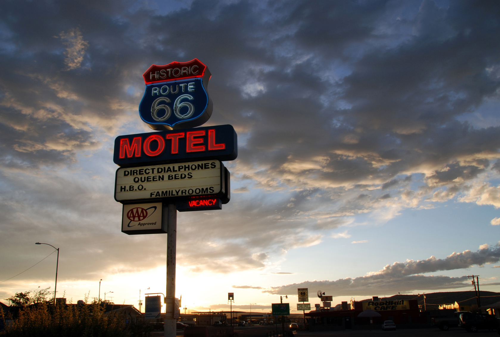 motel sign