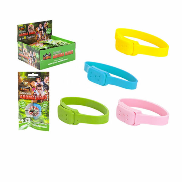 Travelog Citronella Aroma Bands Twin Pack