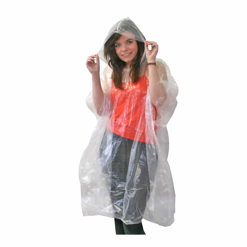 Buy Clear Emergency Rain Poncho UK