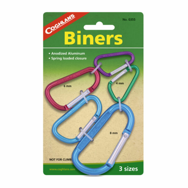 Coghlans Carabiner Clip Multi-Pack