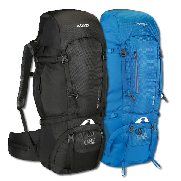 contour and sherpa rucksacks