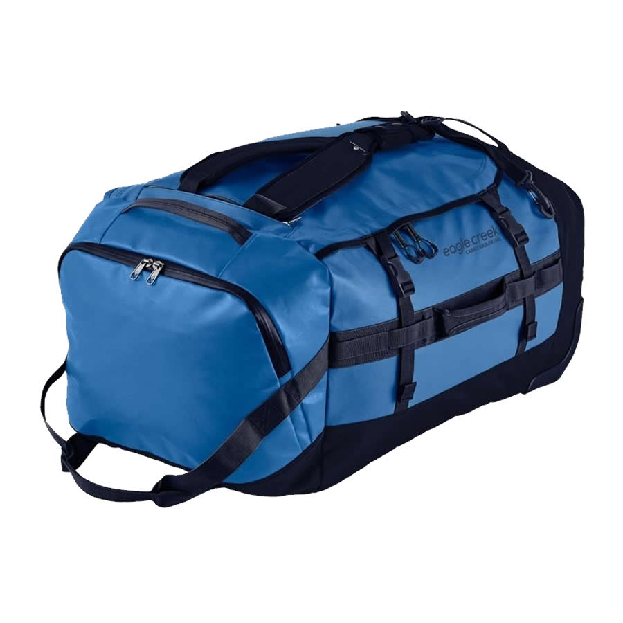 Buy Eagle Creek 110L Hauler Duffel Jet Black Aizome Blue Arctic Seagreen Rising Sun