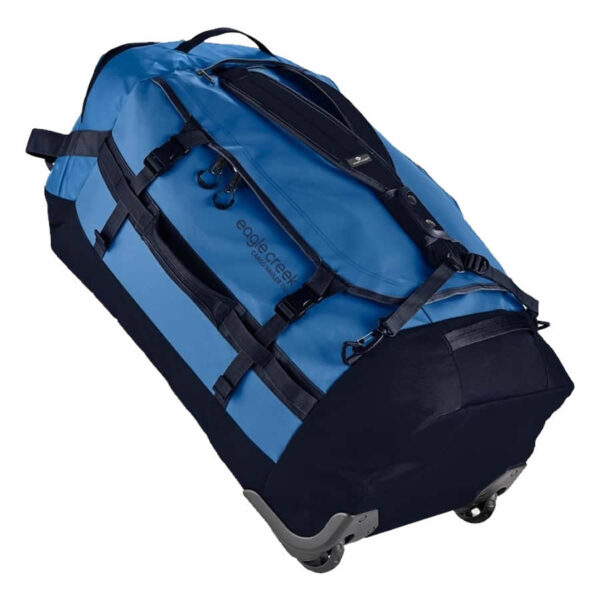 Eagle Creek 130L Wheeled Duffel Bag Cargo Hauler Black, Mesa Blue