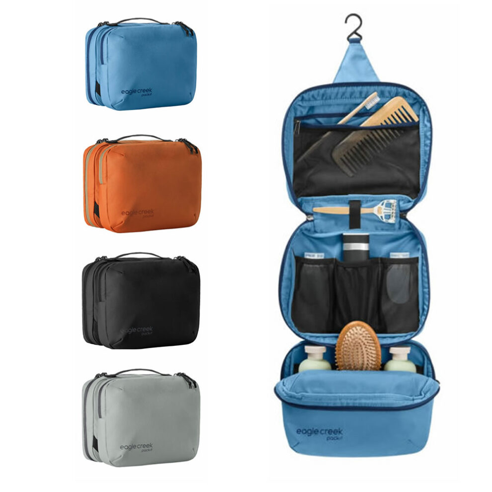 Buy Eagle Creek Reveal Hanging Toiletry Kit Bag UK | Black, Sahara ...