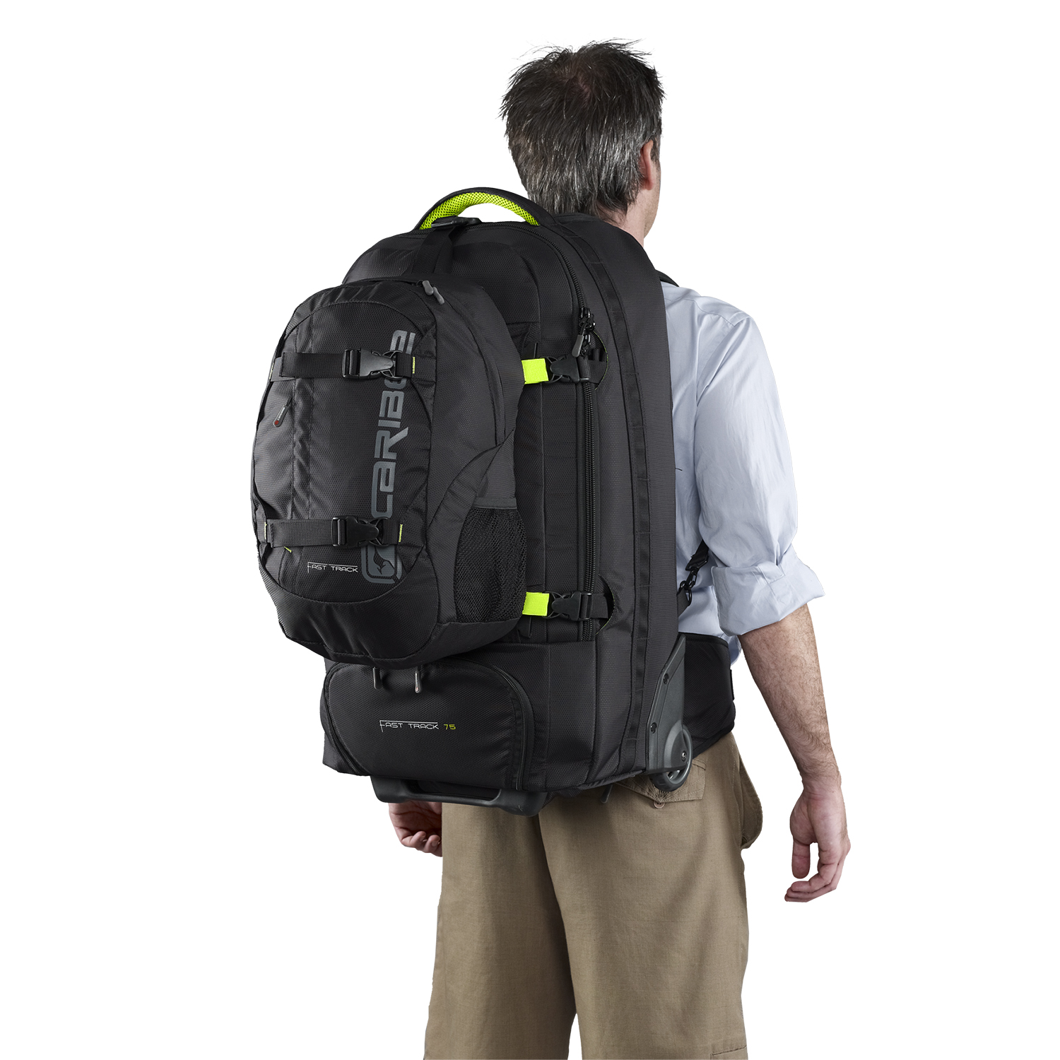 travel backpack with wheels uk