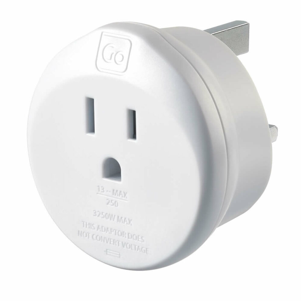 Usa to uk travel plug adapter converter buy online