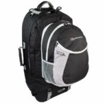 Highlander Explorer 45+15L Black Travel Backpack