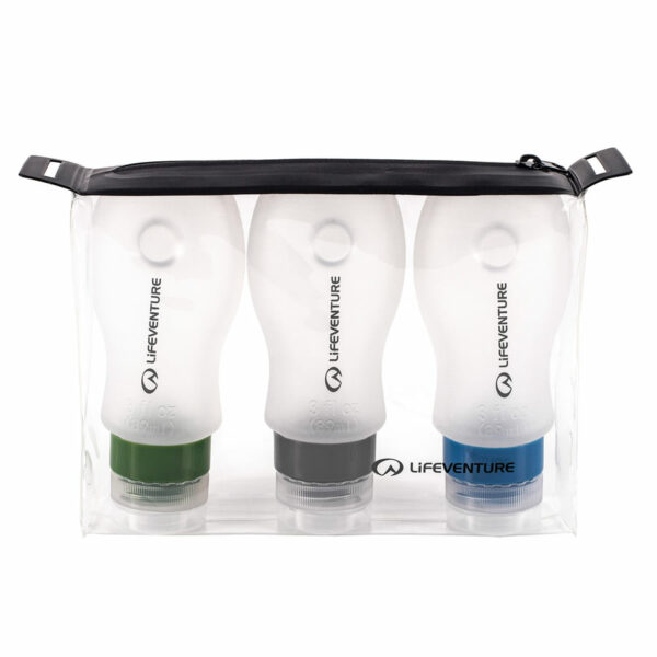 Lifeventure Silicone Flight Bottle Set