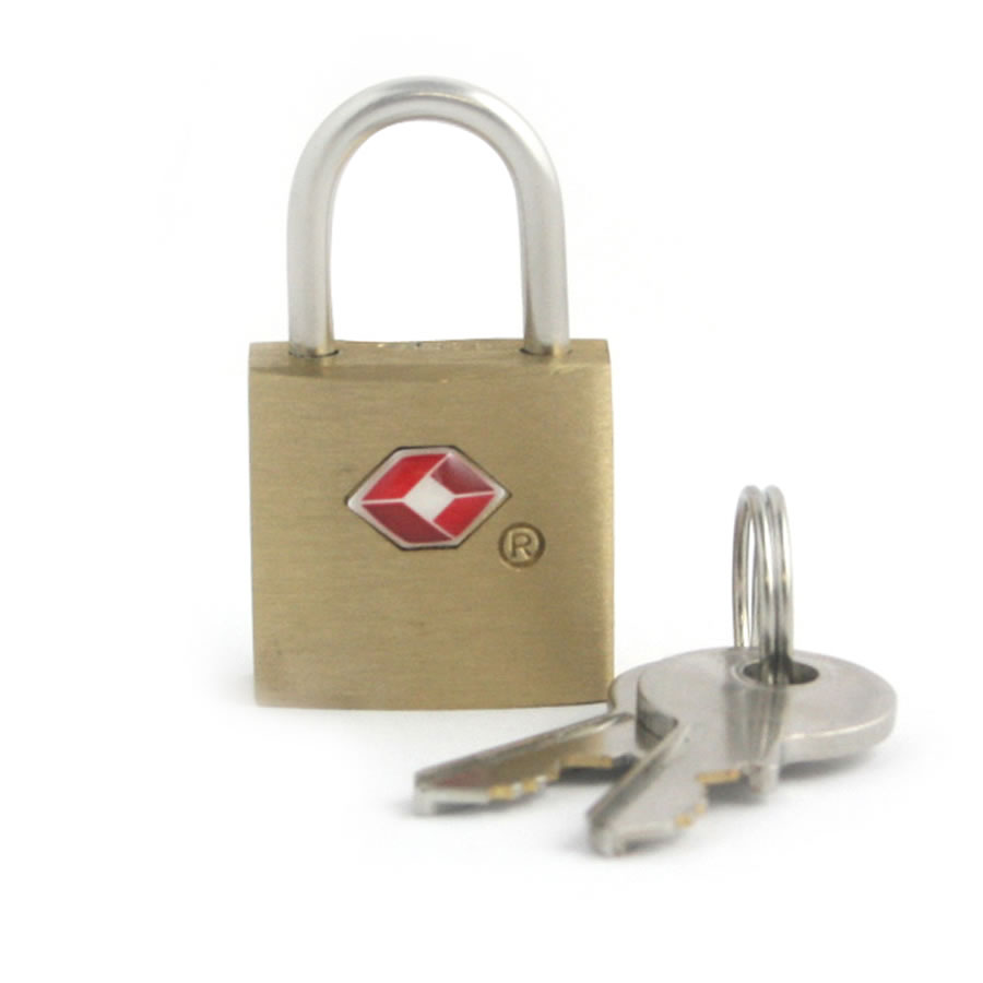TSA Luggage Lock Brass Padlock for Backpacks
