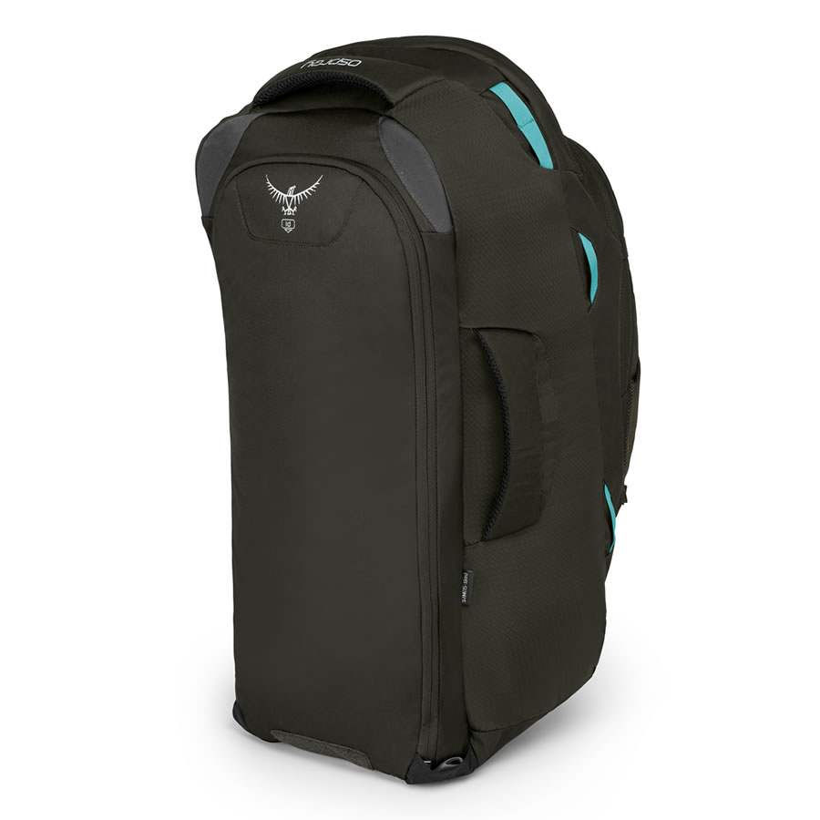 black travel backpack women's