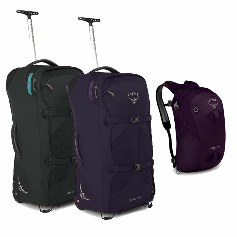Osprey Fairview Wheels 65 Wheeled Backpack + Daypack Amulet Purple