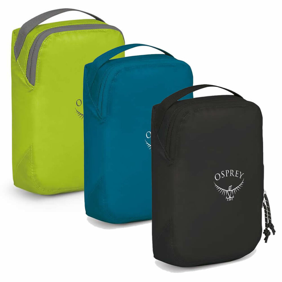 Buy Eagle Creek Isolate Packing Cube Set in Black, Sahara Yellow, Mossy Green & Aizome Blue