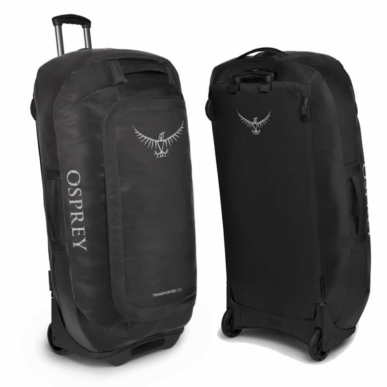 Buy Osprey Transporter Rolling Duffel 120 Litre Black & Venturi Blue