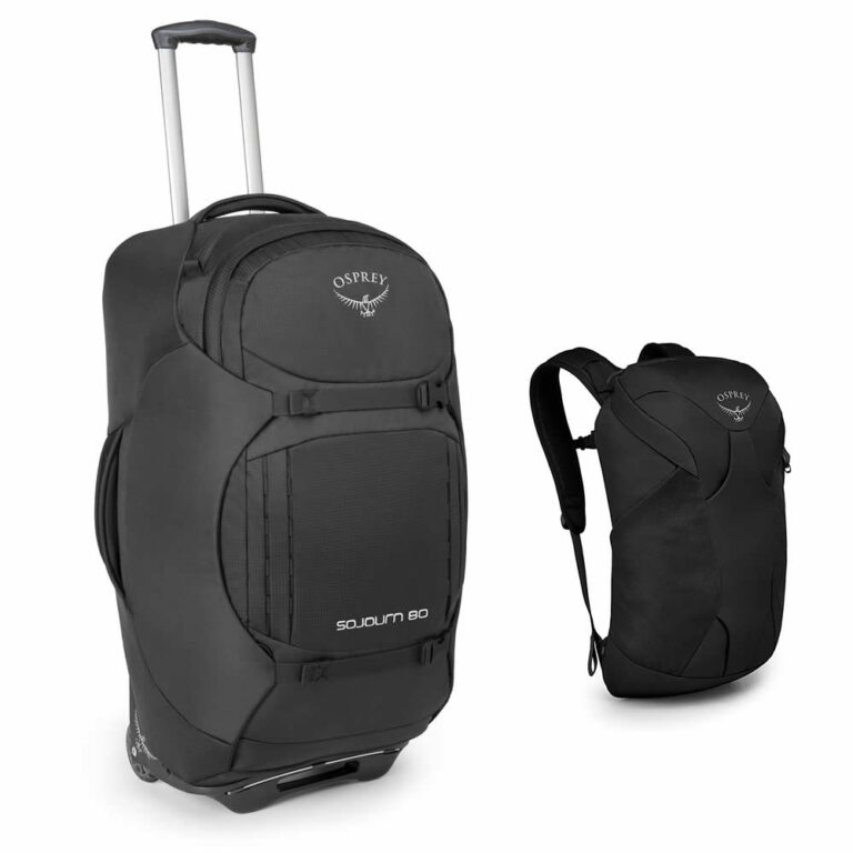 Osprey Sojourn 80 Wheeled Backpack & Farpoint Daypack