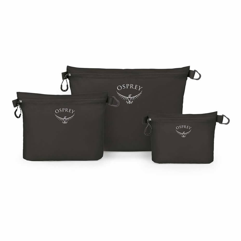 Buy Osprey Ultralight Zipper Sack Set Black Waterfront Blue