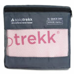 Solotrekk Pink Bath Size Travel Towel