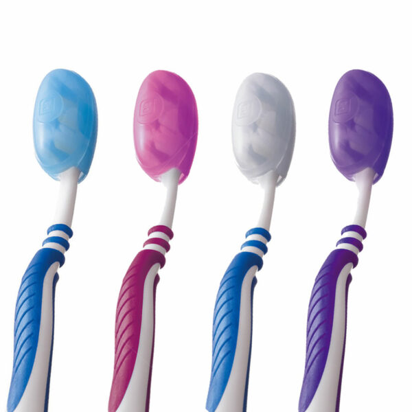 Antibacterial Travel Toothbrush Covers Clip On Cases x 4
