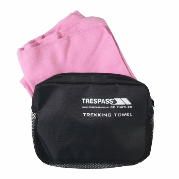 Trespass Antibacterial Travel Towel - Pink