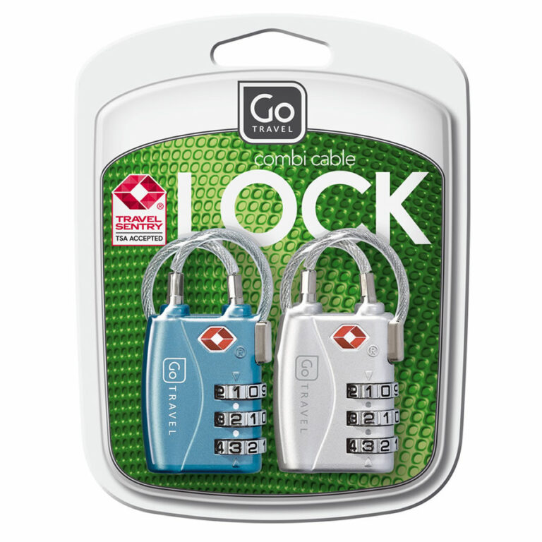 TSA Cable Locks Combination Lock Twin Pack