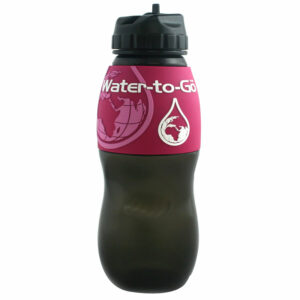 Water-to-Go 75cl Water Purification Bottle - Pink